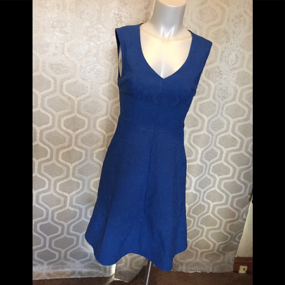 Blue spring dress
